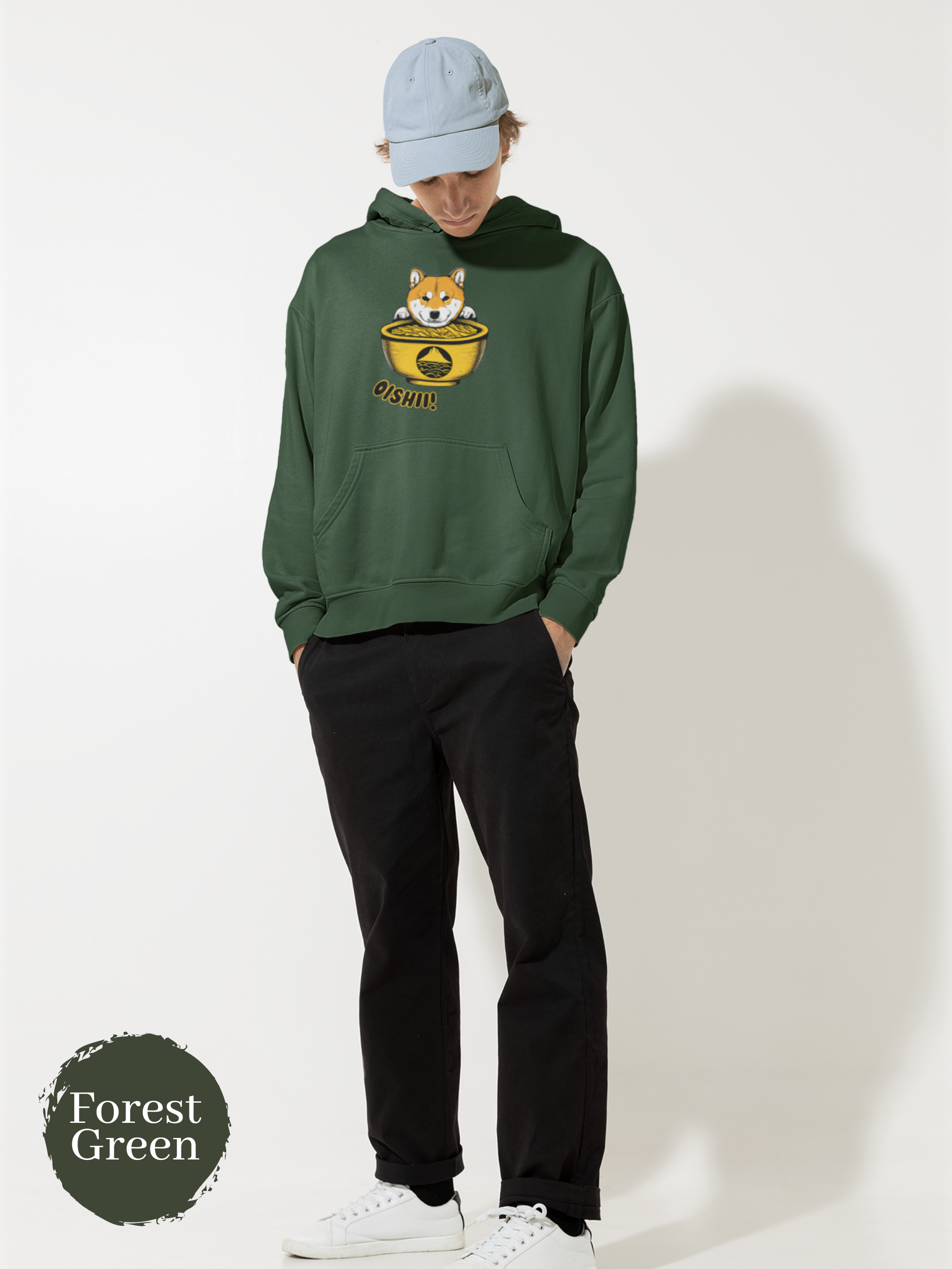 Ramen Hoodies: Cute Shiba Inu Ramen Art Sweatshirt