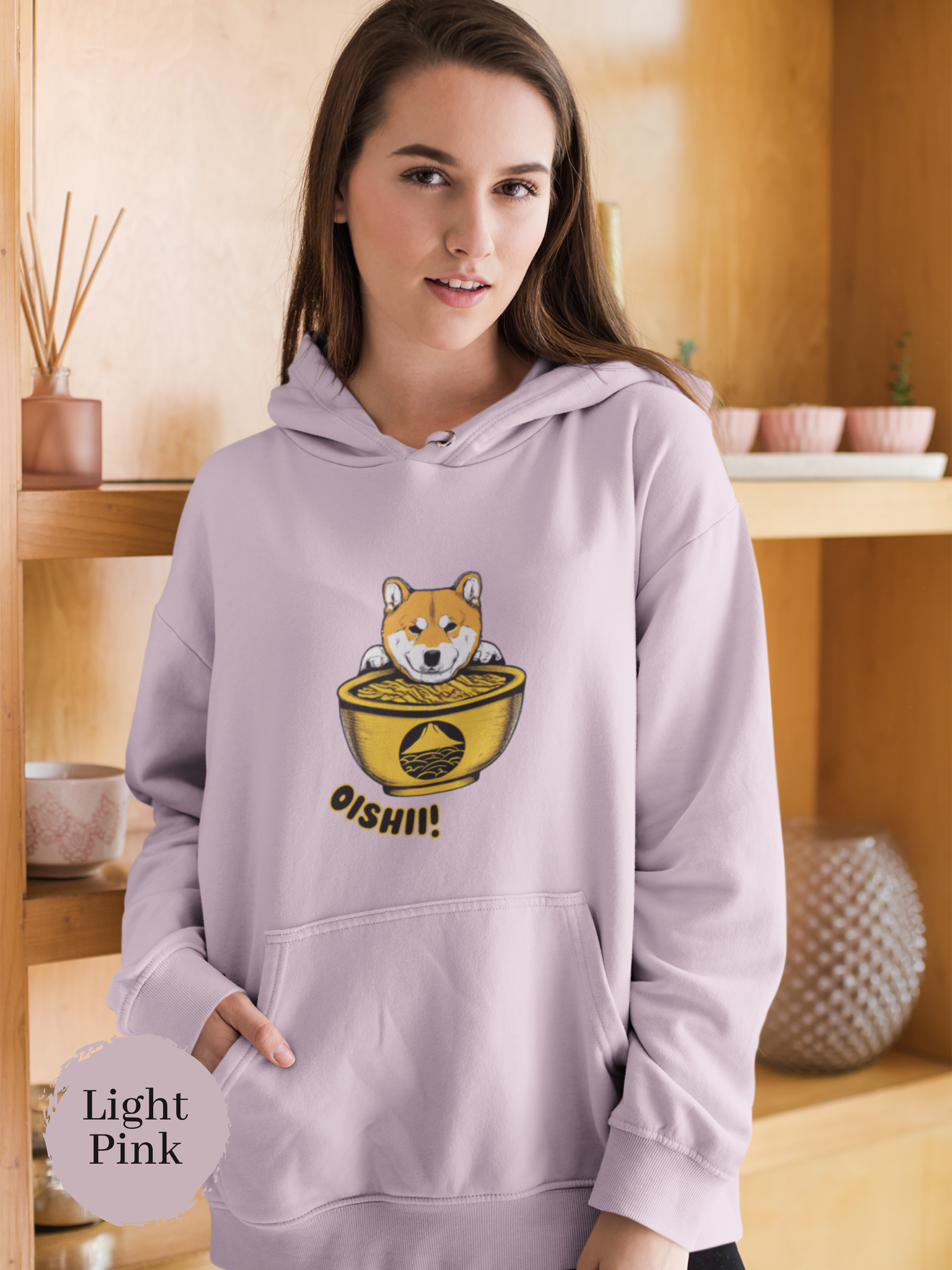 Ramen Hoodies: Cute Shiba Inu Ramen Art Sweatshirt
