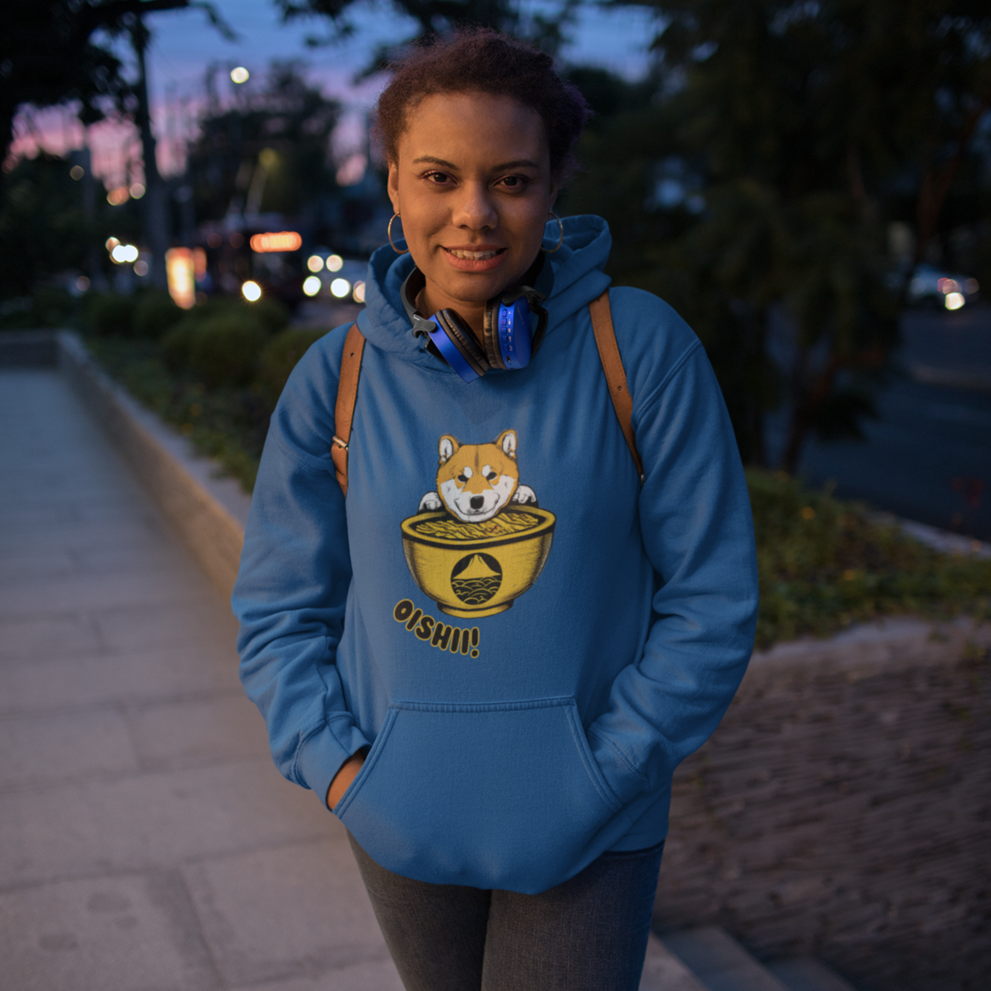 Ramen Hoodies: Cute Shiba Inu Ramen Art Sweatshirt