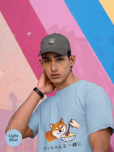 Ramen T-shirt: Shiba Inu and Ramen Art - Japanese-Inspired Foodie Shirt