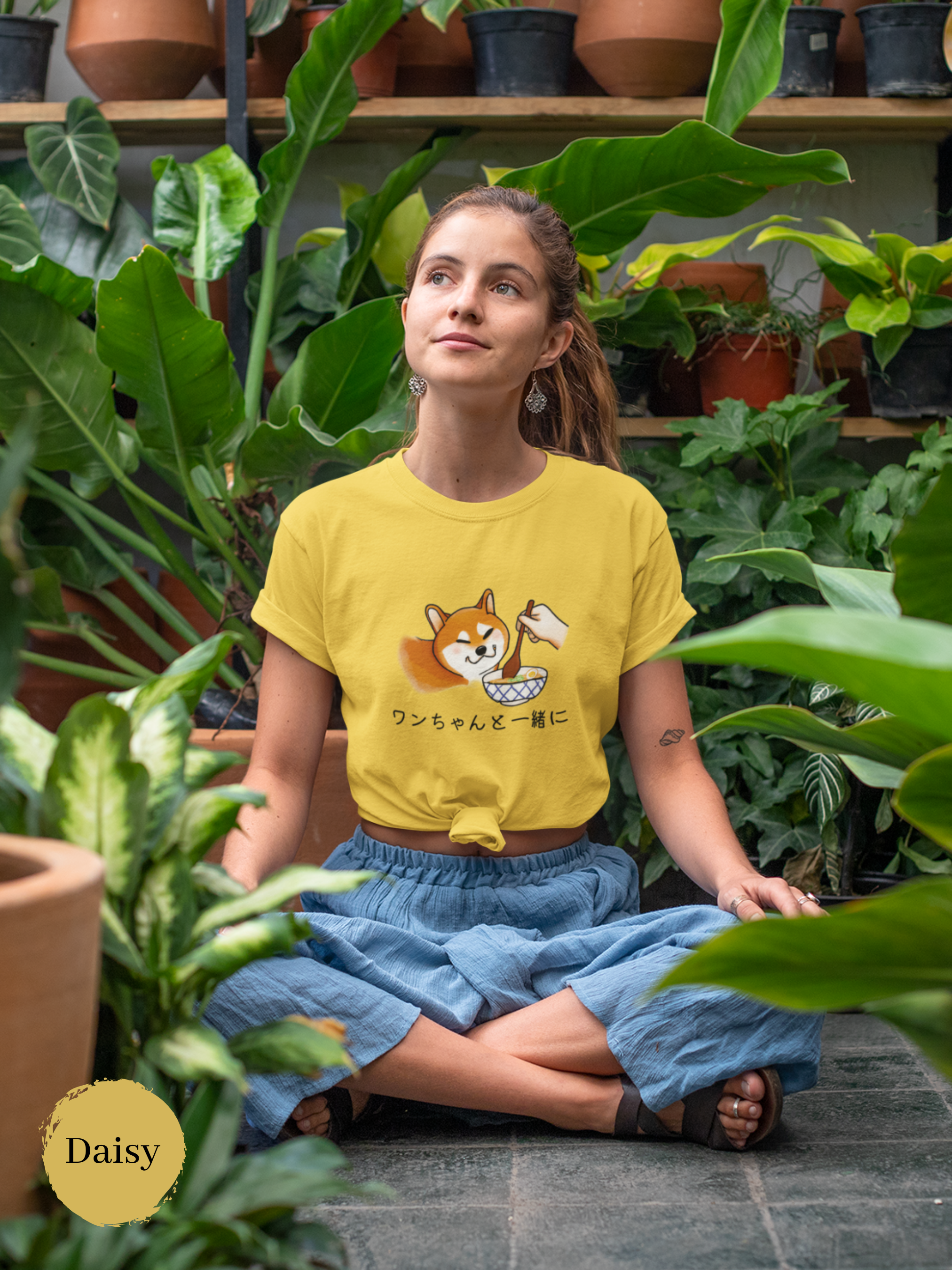Ramen T-shirt: Shiba Inu and Ramen Art - Japanese-Inspired Foodie Shirt