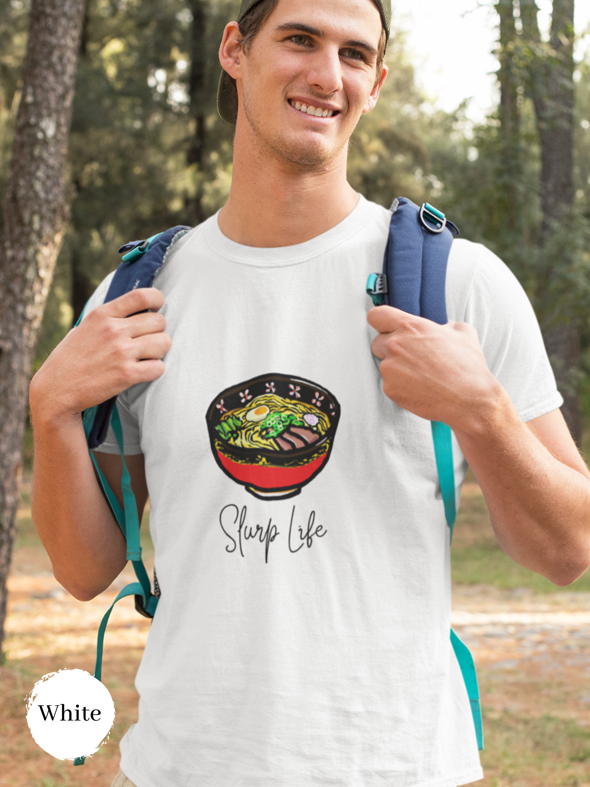 Ramen T-Shirt - Slurp Life in Style with Japanese Foodie Shirt and Ramen Art