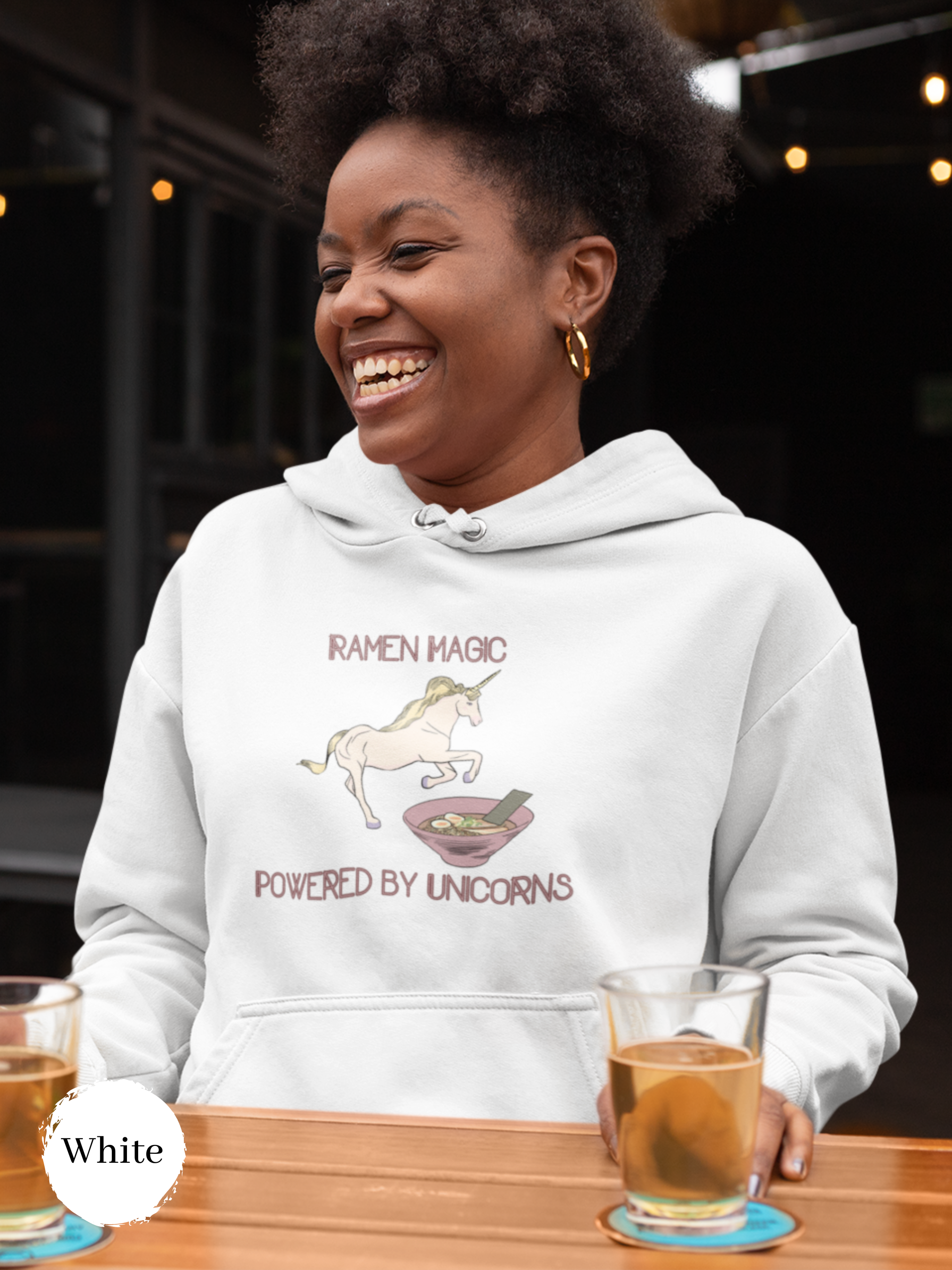 Ramen Hoodie: Unleash the Magic of Ramen with Unicorn Power - Ramen Art Foodie Hoodie