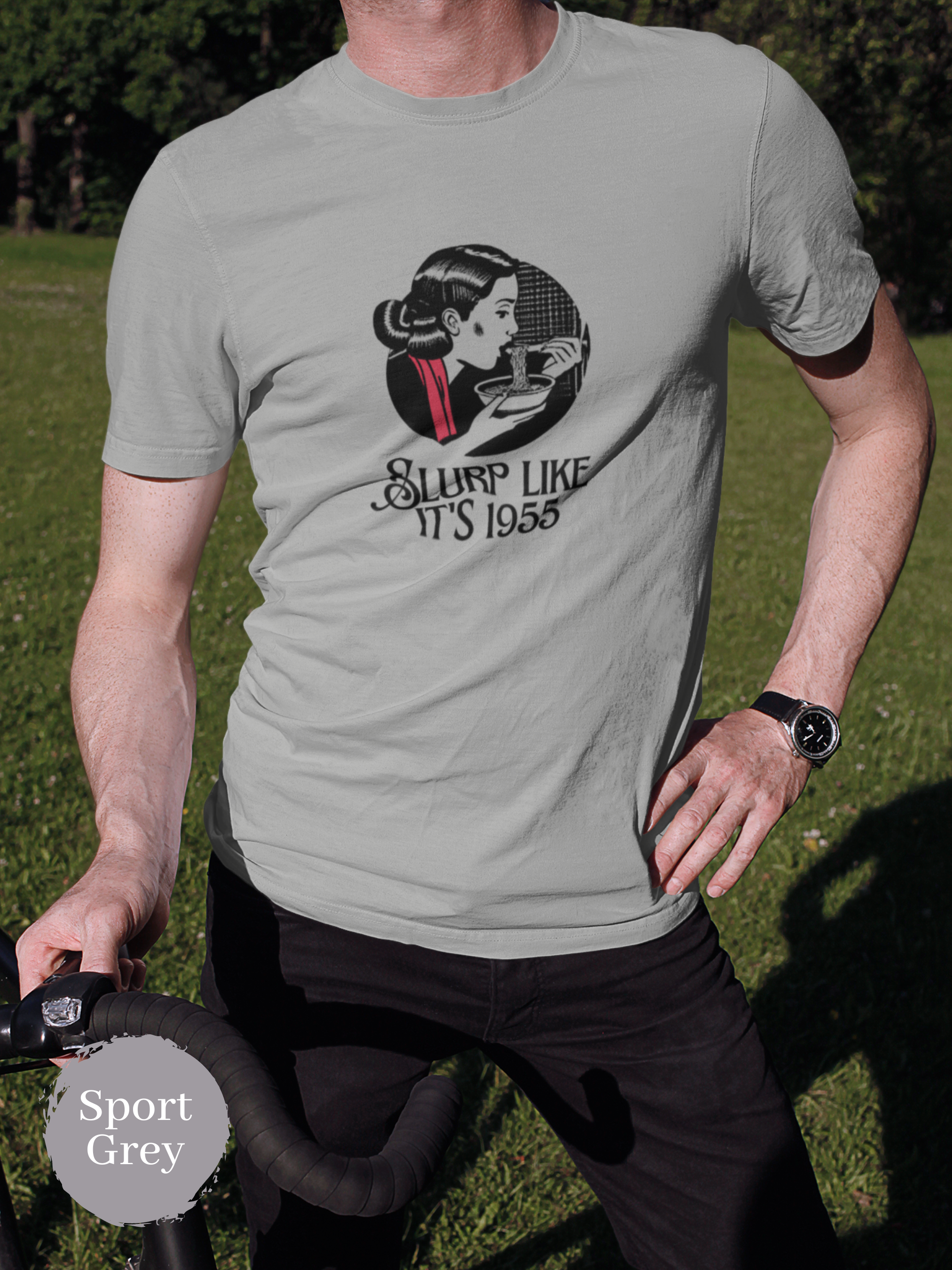 Foodie Ramen Tee: Vintage Style Noodle Slurper T-Shirt