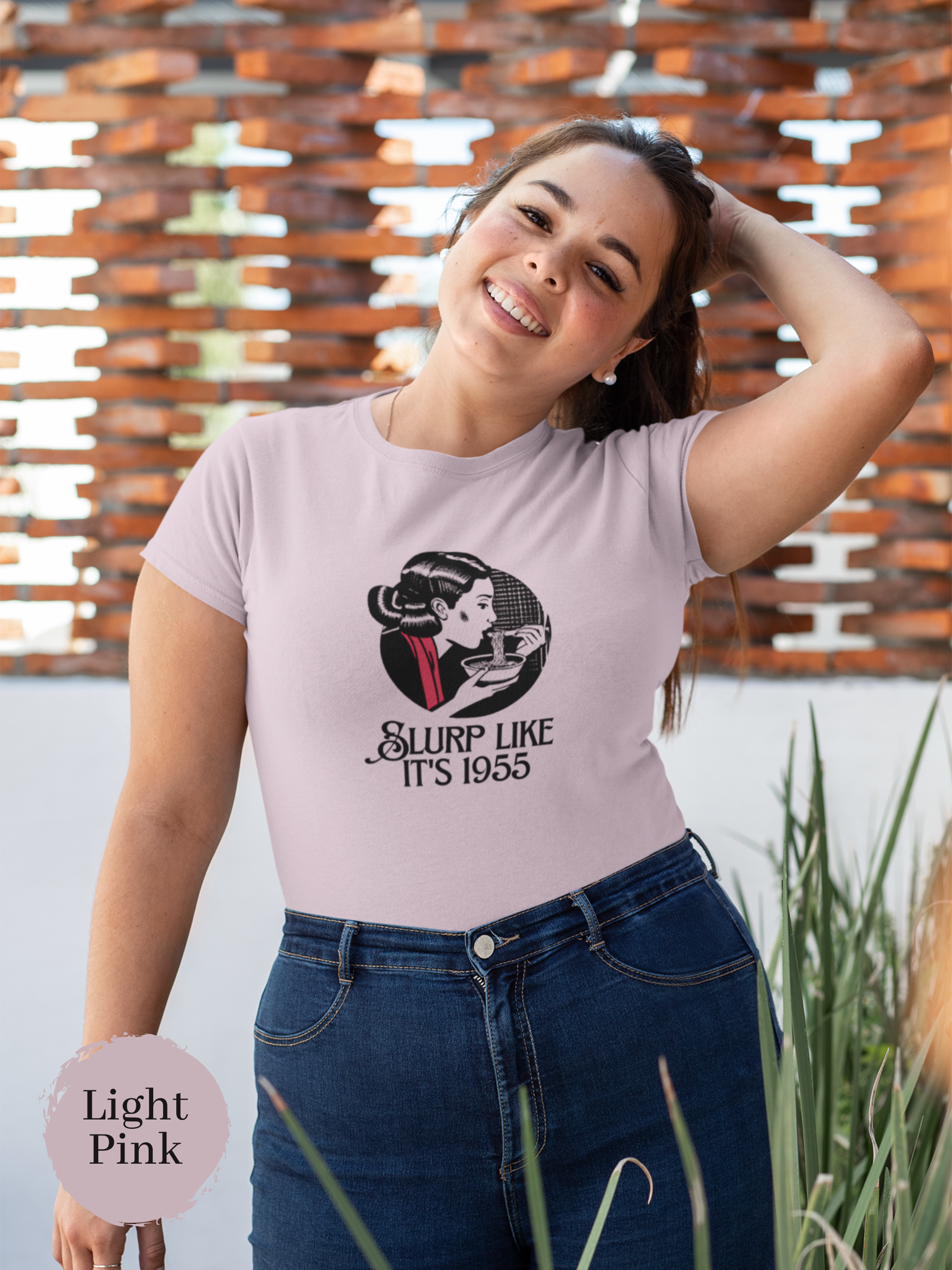 Foodie Ramen Tee: Vintage Style Noodle Slurper T-Shirt