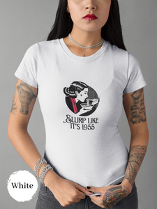 Foodie Ramen Tee: Vintage Style Noodle Slurper T-Shirt