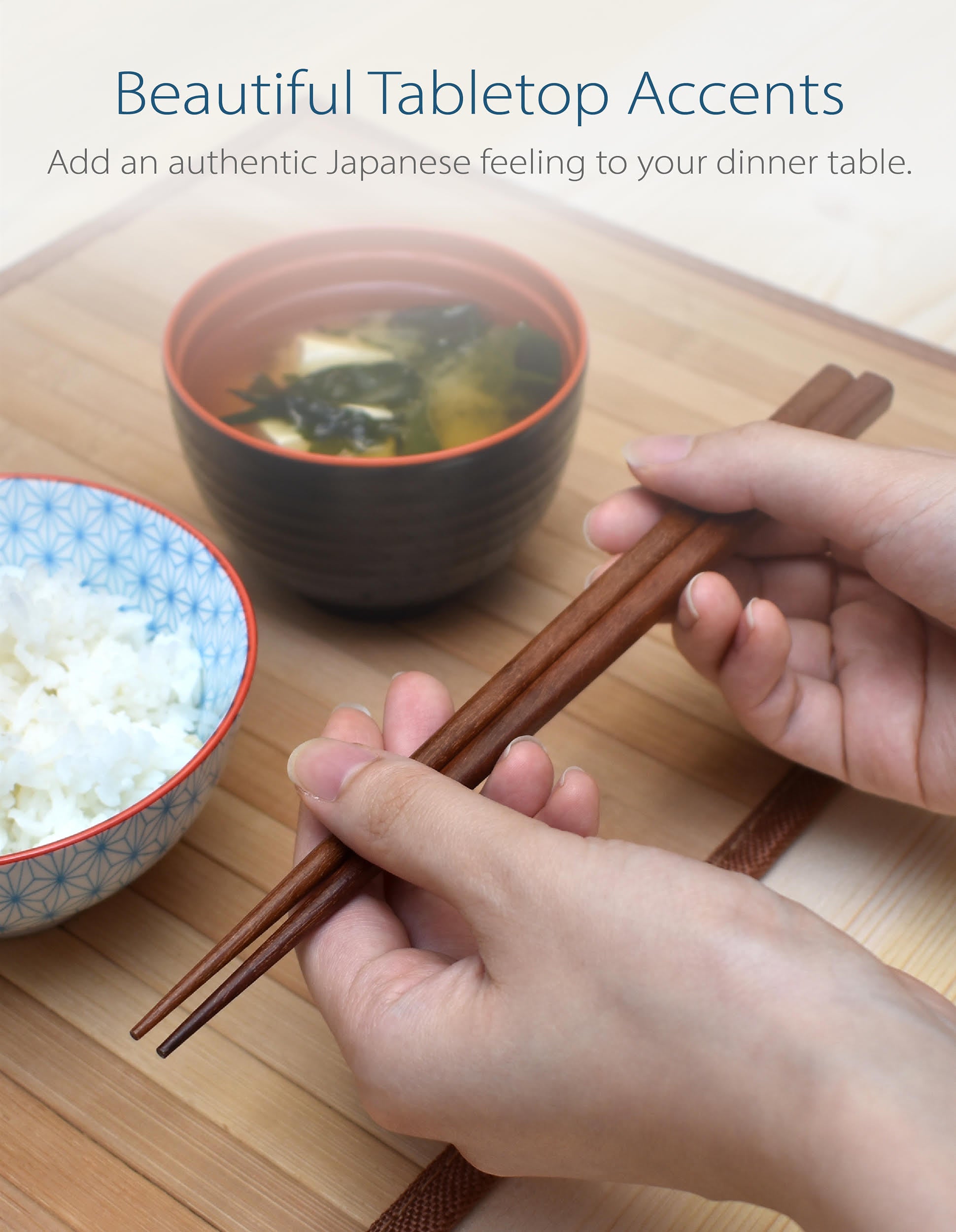 Chopsticks 5-Pair Set (Wood)
