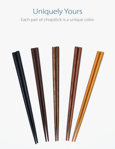 Chopsticks 5-Pair Set (Wood)